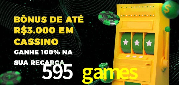 595 games melhor bônus de depósito